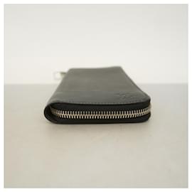 Louis Vuitton-Louis Vuitton Long Wallet Epi Zippy Vertical M60965 Noir-Black