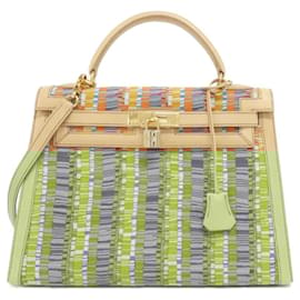 Hermès-Hermes Kelly 32cm Handbag-Beige