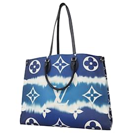 Louis Vuitton-Louis Vuitton Blue Tote Bag-Blue