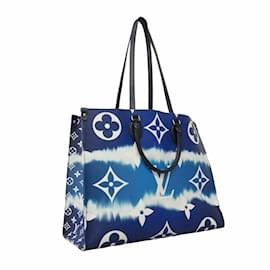 Louis Vuitton-Louis Vuitton Blue Tote Bag-Blue