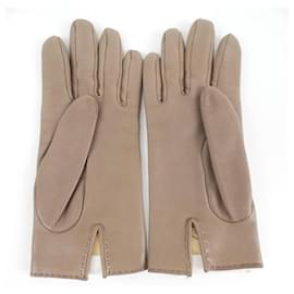 Hermès-Hermes Brown Warm Gloves-Brown