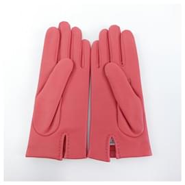 Hermès-Hermes Red Warm Gloves-Red