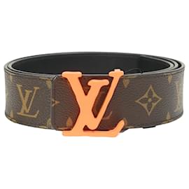Louis Vuitton-Louis Vuitton Monogram Shape Belt in Brown Canvas-Brown