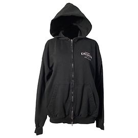 Sudadera con cremallera Balenciaga x Erewhon Los Ángeles en algodón negro Negro