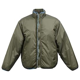 Autre Marque-KAPITAL Sashiko Reversible Jacket in Green Polyamide-Green,Olive green