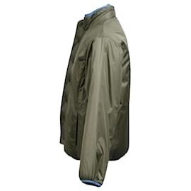 Autre Marque-KAPITAL Sashiko Reversible Jacket in Green Polyamide-Green,Olive green