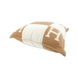 Hermès-Hermes Avalon GM Cushion-Beige,Cream
