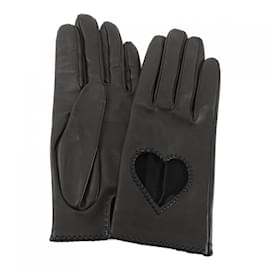 Hermès-Hermes Black Dress Gloves-Black