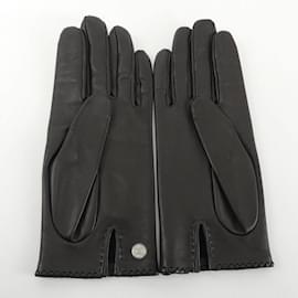 Hermès-Hermes Black Dress Gloves-Black