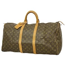 Louis Vuitton-Louis Vuitton Keepall 55-Brown