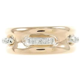 Autre Marque-Vendome Aoyama 18K Gold Band Ring-Pink,White