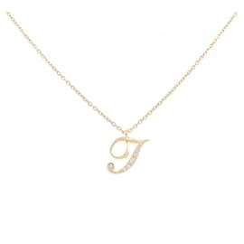 Autre Marque-Vendome Initial Diamond Necklace-Yellow