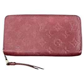 Louis Vuitton-Louis Vuitton Zippy Wallet-Dark red