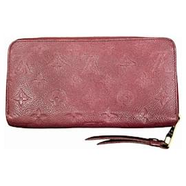 Louis Vuitton-Louis Vuitton Zippy Wallet-Dark red