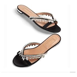 Aquazzura-Sandals-Black