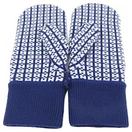 Hermès-Hermes Navy Cashmere Gloves-Navy blue
