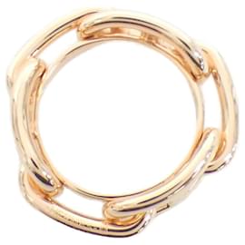 Hermès-Hermes Legato Scarf Ring-Golden