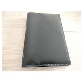 Hermès-Hermès agenda holder black box 9X13 cms circa 1966 box-Black