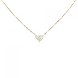 Autre Marque-Vendome Heart Diamond Necklace-Golden