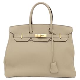 Hermès-Hermes Birkin 35cm Handbag-Grey