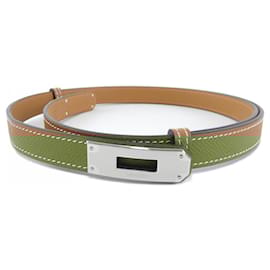 Hermès-Hermes Kelly Standard Brown Belt-Brown