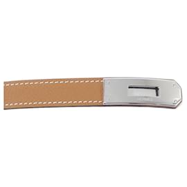 Hermès-Hermes Kelly Standard Brown Belt-Brown