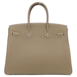 Hermès-Hermes Birkin 35cm Handbag in Etoupe Gray-Taupe