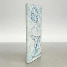 Louis Vuitton-Louis Vuitton Long Wallet in Light Blue-Light blue