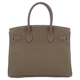 Hermès-Hermes Birkin 30cm Handbag in Etoupe Gray-Taupe