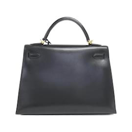 Hermès-Hermes Kelly 32cm Handbag-Black