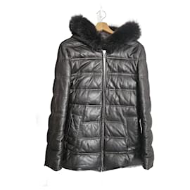 Apostrophe-Coats, Outerwear-Dark brown