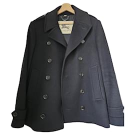 Burberry-Men Coats Outerwear-Black