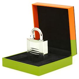 Hermès-Hermès Cadenas Kelly Caleche 24 Faubourg Refillable Kelly Locker Perfume Spray Hermes-Silvery