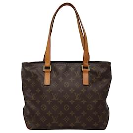 Louis Vuitton-LOUIS VUITTON Monogram Cabas Piano Tote Bag M51148 LV Auth BA256-Monogram