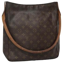 Louis Vuitton-LOUIS VUITTON Monogram Looping GM Shoulder Bag M51145 LV Auth 114502-Monogram
