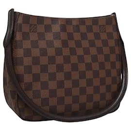 Louis Vuitton-LOUIS VUITTON Damier Ebene Looping MM Shoulder Bag SPO LV Auth 113240-Other