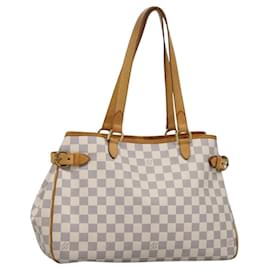 Louis Vuitton-LOUIS VUITTON Damier Azur Batignolles Horizontal Tote Bag N48172 LV Auth 114577-Other