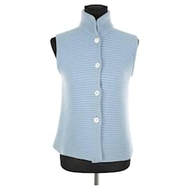 Eric Bompard Blauer Kaschmir-Cardigan Blau