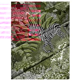 Hermès-Mountain Zebra-Black,Pink,Red