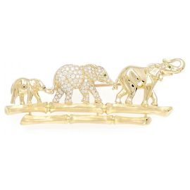 Cartier TSAVO Brosche Gelb