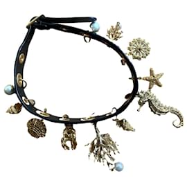 Dior-Dior Curiosities Cabinet Choker Necklace-Black