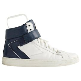 Prada Sneakers in pelle bianche Bianco