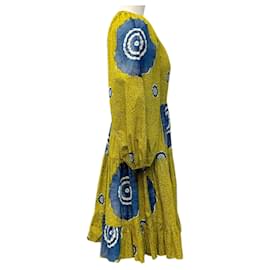 Ulla Johnson-Ulla Johnson Print Dress-Yellow