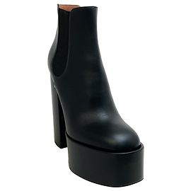 Laurence Dacade Black Leather Laurance Platform Boots Black
