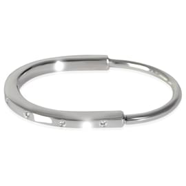 Tiffany & Co-Tiffany & Co. Pulseira Tiffany Lock em ouro branco 18k 0,31 CTW-Outro