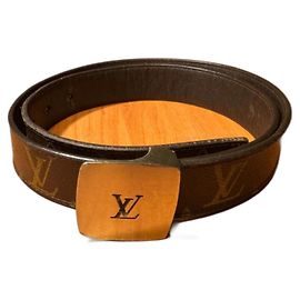 Louis Vuitton Ceinture LV (VINTAGE 2005) Modèle : M6888U CE.LV CUT PB Marron