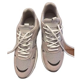 Anine Bing Brody Sneaker Leder Grau Grau