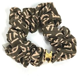 Céline-CELINE Triomphe Hair Accessories - Khaki-Other