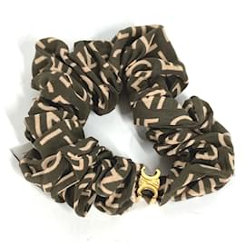Céline-CELINE Triomphe Hair Accessories - Khaki-Other