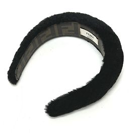 Fendi Katyusha Faixa de Cabelo Preta Preto